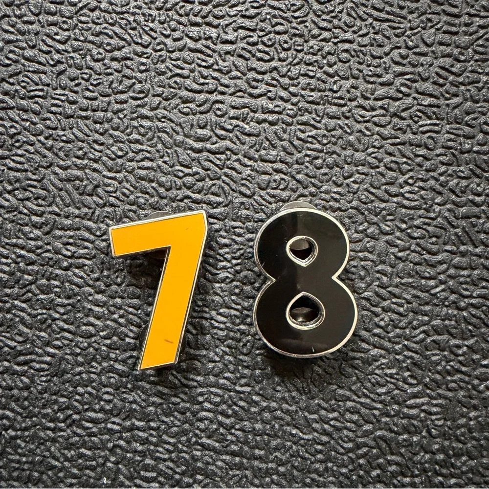 Coach Create Bag Pin Charm Numbers 7 8 Customization - Picture 4 of 4